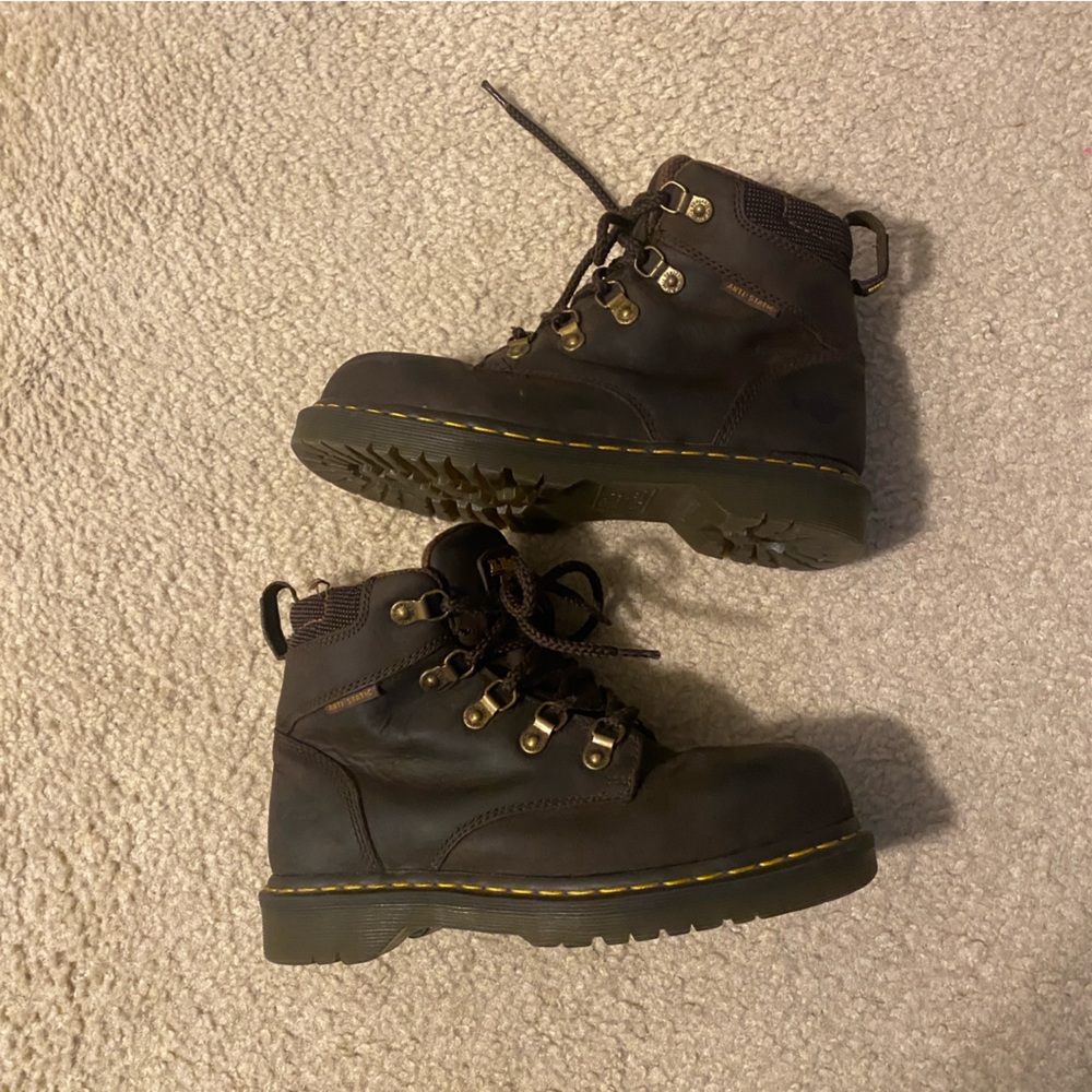 Dr. Martens Steel Toe Safety Shoe Lace up Boots - Picture 2 of 8